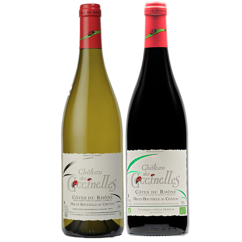 blanc et rouge Chateau Coccinelles