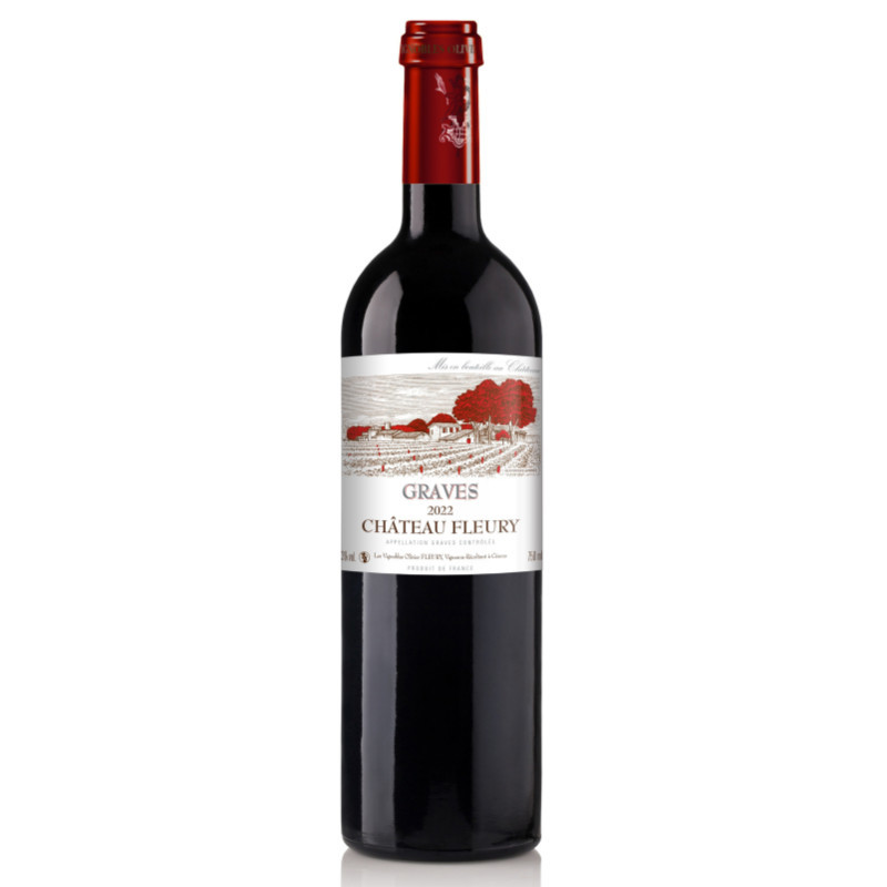 Château Fleury 2022 Graves rouge - Vignobles Olivier Fleury