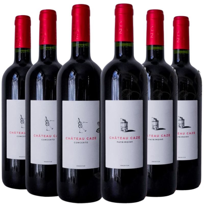 Coffret rouge Château Caze