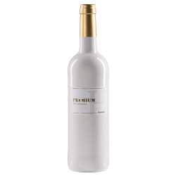 H white bottle, pink label