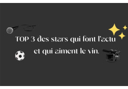 TOP 3 DES STARS QUI FONT L’ACTU ET QUI AIMENT LE VIN
