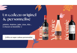 CADEAU ORIGINAL ET PERSONNALISÉ : OFFREZ UN VIN QUI PORTE UN PRÉNOM !